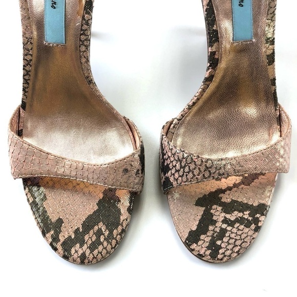 Marciano rose gold python print heels Size 6 - Picture 7 of 11